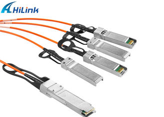 40G QSFP SFP Active Optical Cable AOC 0.5M~100M Length Low Power Consumption