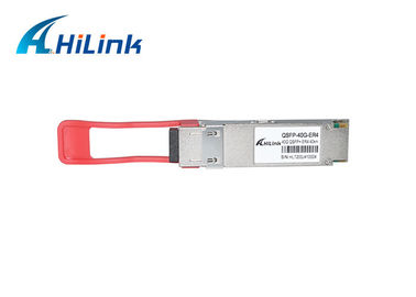 Single Mode QSFP+ Transceiver Pluggable Duplex LC Connector Hilink 5G QSFP+ 4CWDM 40G 40km