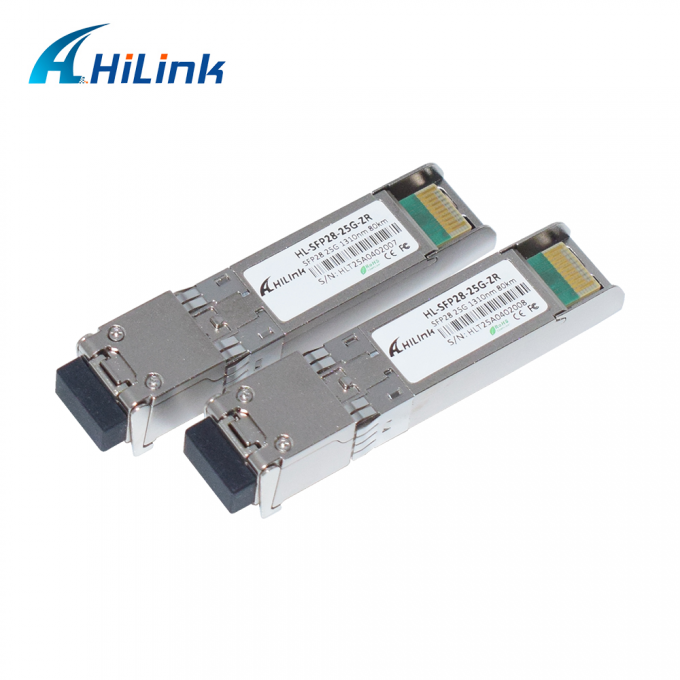 25G ZR SFP 80KM LC 25G Ethernet SFP Transceiver DOM 1310nm Glasvezel Transceivers 3