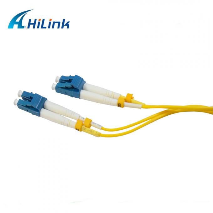 Fiber optic patch cord LC/UPC naar LC/UPC connector 9/125um 2.0/3.0mm 2M Jumpers 1