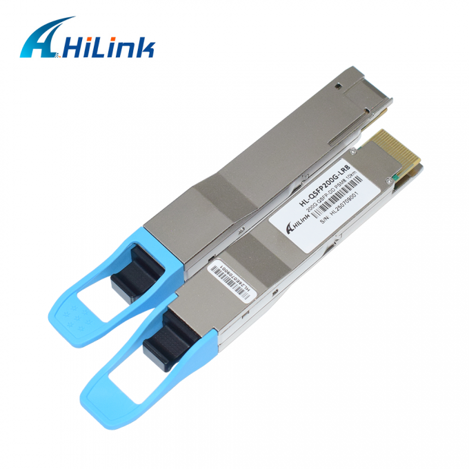 10KM 1310nm MPO16 APC 8-graden DOM Optische Zenderontvanger 200G QSFP DD LR8 PSM8 Golflengte Afstand 0
