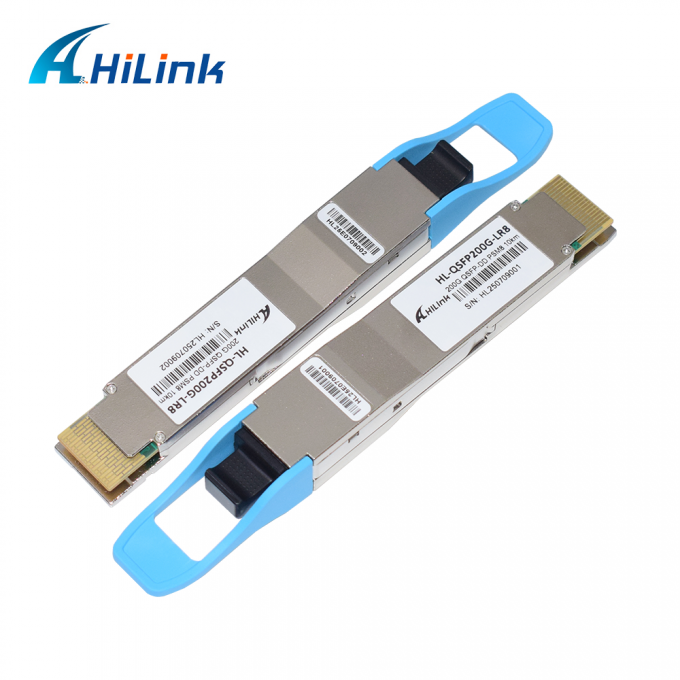 10KM 1310nm MPO16 APC 8-graden DOM Optische Zenderontvanger 200G QSFP DD LR8 PSM8 Golflengte Afstand 1