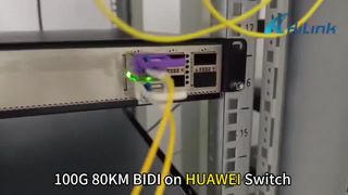 100G BIDI 80KM 1280/1300nm op Arista en Huawei Switch