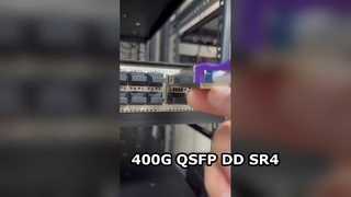 QSFP28 100G BIDI ZR4 80KM optische transceiver testen