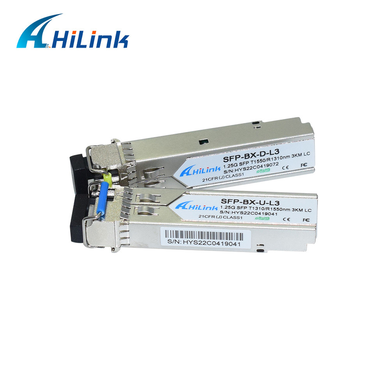 1.25G SFP 3KM WDM van SC/LC Simplexddm de Fabriekslevering van Zendontvangermodules