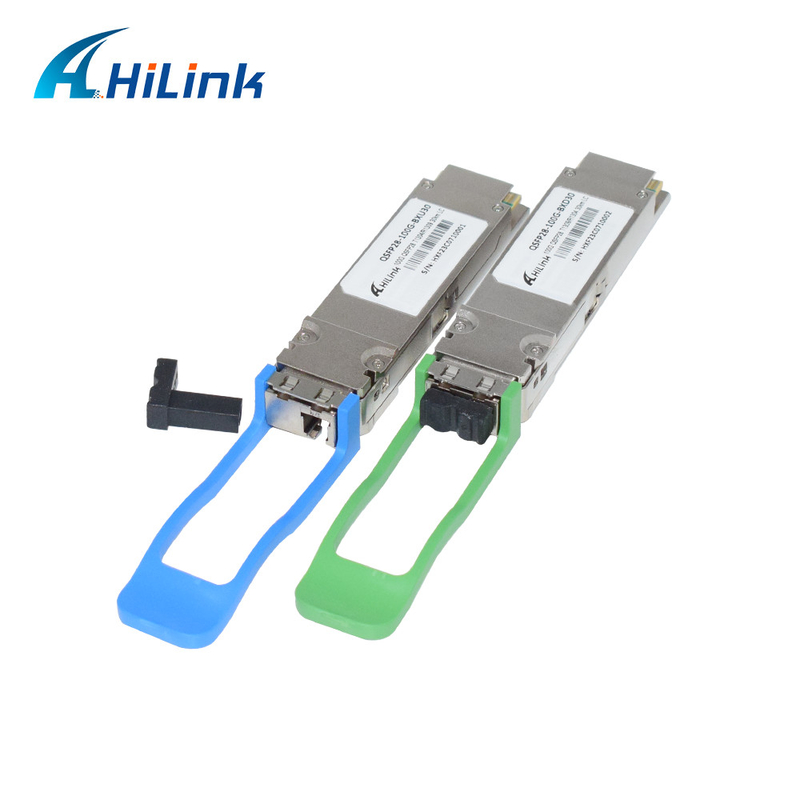 100GBASE-ER BIDI 40KM Simplex LC 1304/1309nm EML+APD QSFP28-BX-D40 Zendontvanger