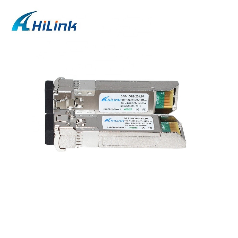 10GBASE BIDI 1490/1550nm SFP+ 10G Ethernet Glasvezel Transceiver Single SFP+ BIDI 10G 80KM