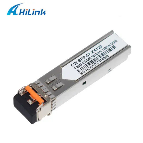 1.25G CWDM 120KM CWDM-SFP Transceiver 1570nm CWDM Kleuroptica 1000BASE DOM LC SMF