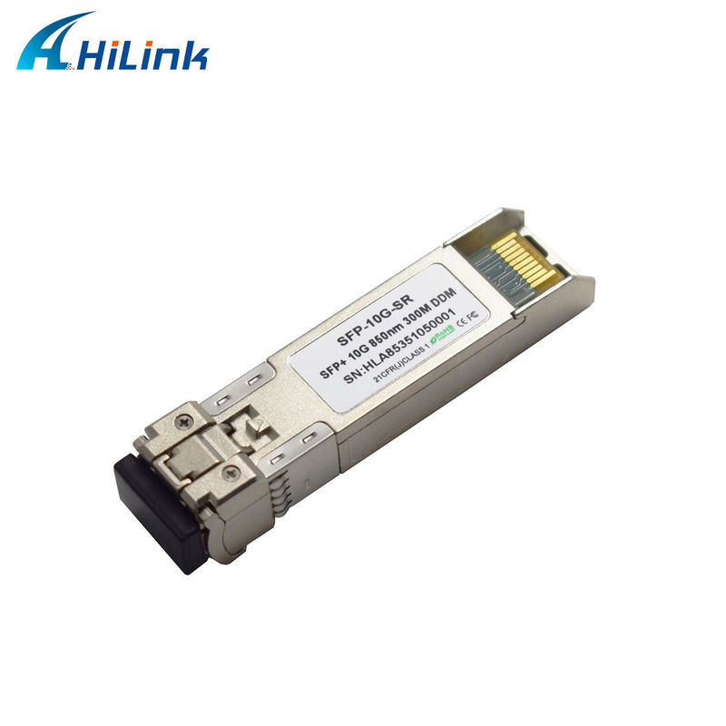 SFP+ 10Gig Ethernet-module 10G SR 850nm 300M LC Duplex DDM Glasvezeltransceiver voor 4G-netwerk WDM-functie voor FTTH SFP-10G-SR