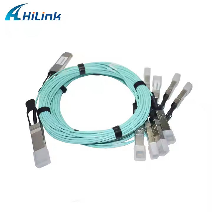 40G QSFP+ 4XSFP AOC kabel MMF 1M-5M QSFP tot 4-SFP+ actieve optische kabels