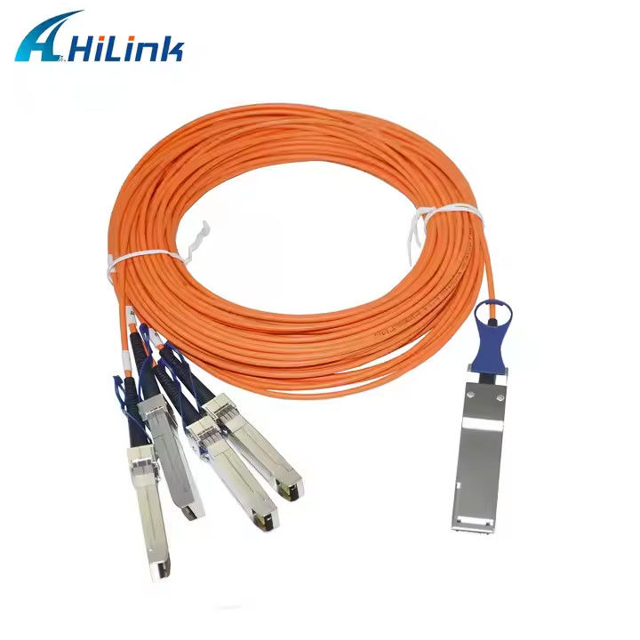 40G QSFP+ 4XSFP AOC kabel MMF 1M-5M QSFP tot 4-SFP+ actieve optische kabels