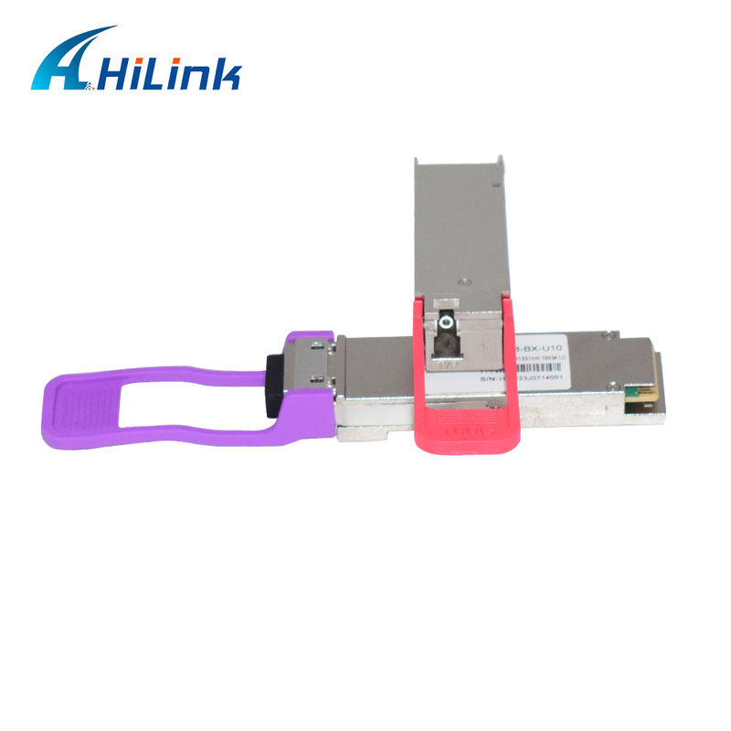 100G Base QSFP28 BiDi Module voor 0 tot 70C Omgeving 10km en 20km Datasnelheid