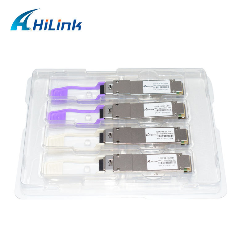 QSFP28 BIDI 100G ZR QSFP28 80km 1280/1300NM 100GBASE-BX80 QSFP28 MODULE 80 km LC