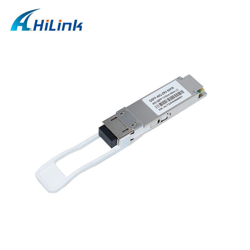 40G 80KM QSFP+ EML+APD LWDM 1295-1304NM LC connector commerciële temperatuur transceiver module