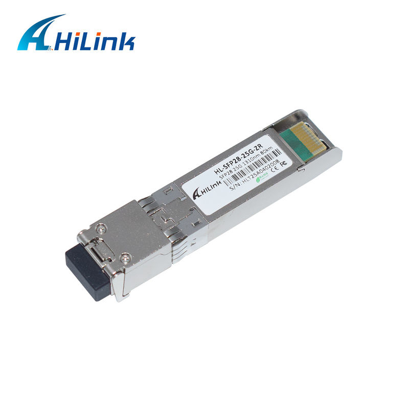 25G ZR SFP 80KM LC 25G Ethernet SFP Transceiver DOM 1310nm Glasvezel Transceivers