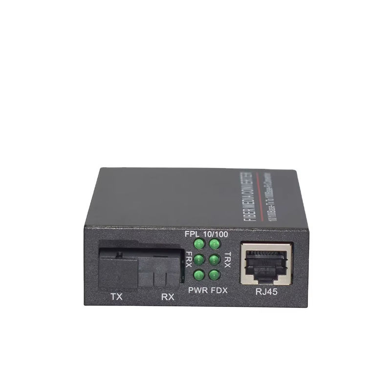 BIDI WDM Single Fiber Optic Media Converter 10/100M 1310/1550nm 20km SFP optische apparatuur