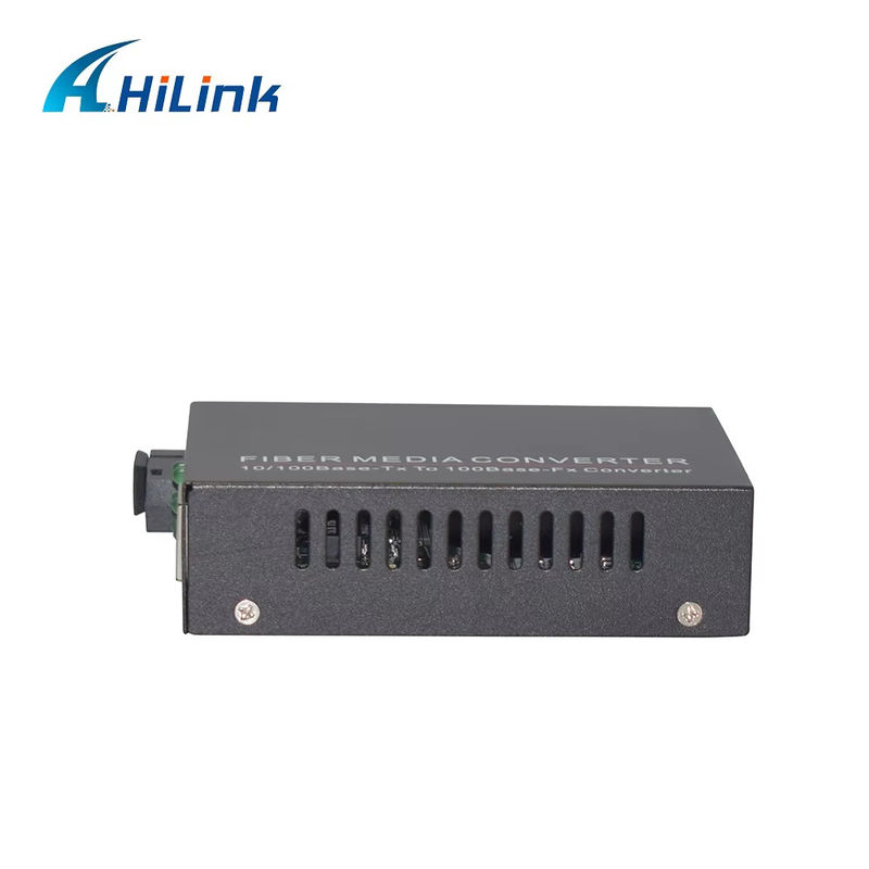 BIDI WDM Single Fiber Optic Media Converter 10/100M 1310/1550nm 20km SFP optische apparatuur