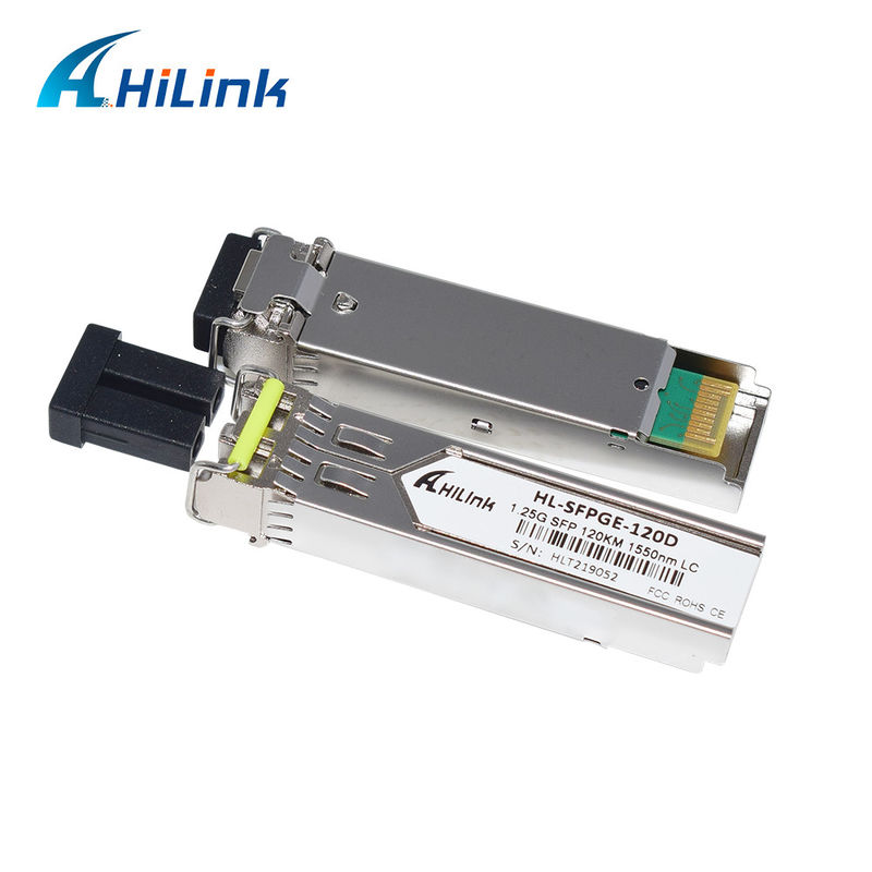 HL-SFPGE-120D HILINK 1.25G SFP Langeafstand 120km 1550nm LC Connector DDM GBIC Module