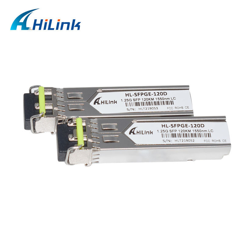 HL-SFPGE-120D HILINK 1.25G SFP Langeafstand 120km 1550nm LC Connector DDM GBIC Module