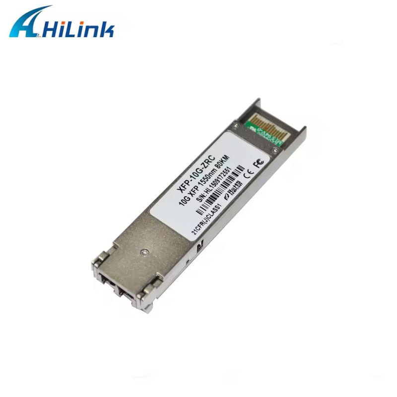 3 jaar garantie 10G-XFP-ZR-80km Hilink 10Gb/s 1550nm 80km Duplex Fiber SM XFP GBIC Transceiver Module