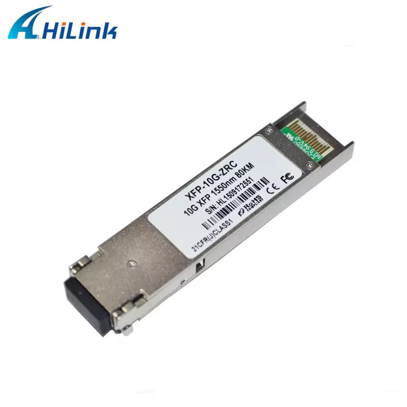 3 jaar garantie 10G-XFP-ZR-80km Hilink 10Gb/s 1550nm 80km Duplex Fiber SM XFP GBIC Transceiver Module