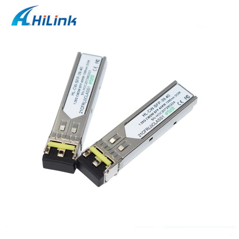 China Factory 1000Base 1.25G SFP Dual LC Connector CWDM 40KM LC 1270-1610nm Optische Transceiver Glasvezel Apparatuur