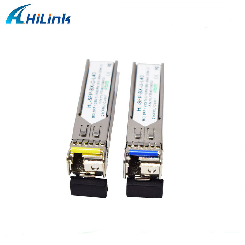 Hilink 1.25G SFP BIDI 40KM 1310/1490 ((1550nm) LC/SC Connector Fiber Optic Module