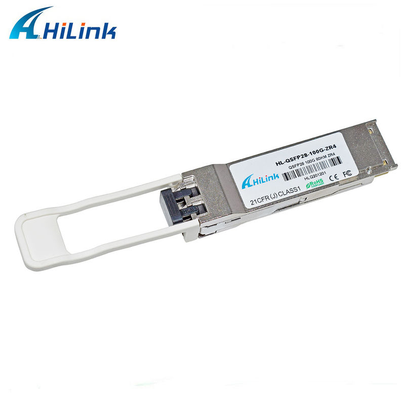 Hilink 100G QSFP28 ZR4 80 km LWDM 1295-1304NM SOA+PIN DUPLEX LC CONNECTOR-zendingsmodule