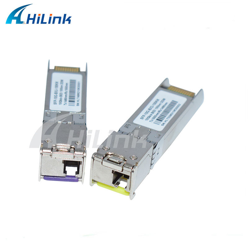 10G SFP BIDI Transceiver Module 3- 100KM Bereik 1490/1550NM EML APD voor Snel Lang Afstand Netwerken