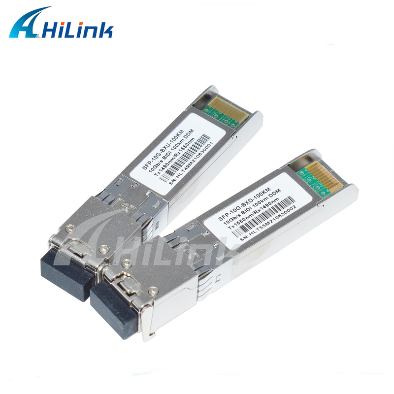 Long Distance Hilink 3 Years Warranty 10G SFP+ BIDI 100KM 1490/1550NM EML+APD Transceiver Module