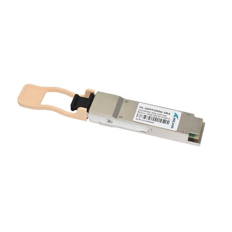 Nieuwe trendy 200G basis QSFP56 SR4 850NM 100M Reach MultiMode MPO connector Glasvezel module