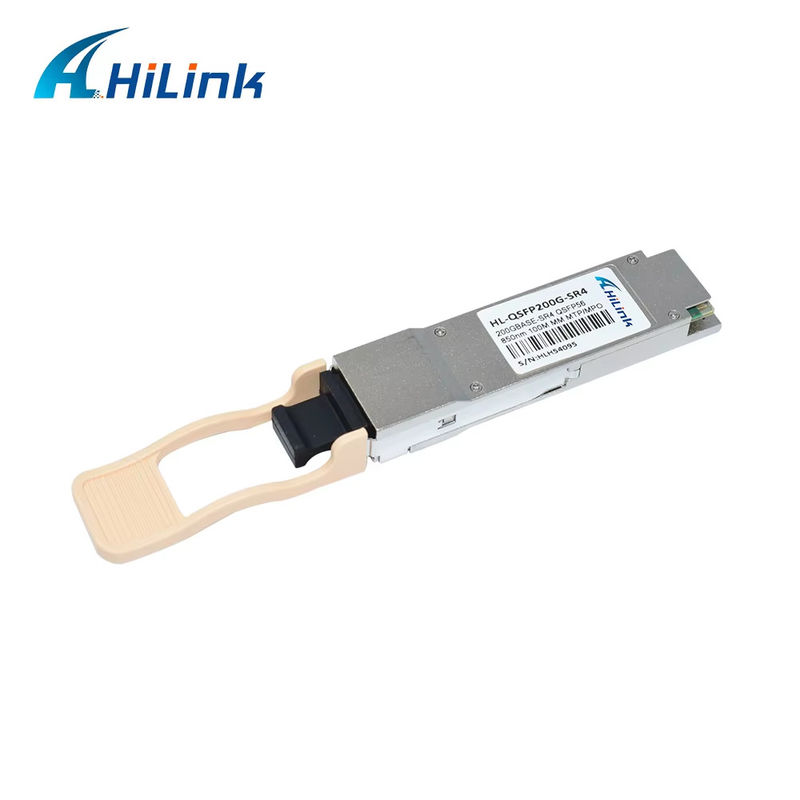 Nieuwe trendy 200G basis QSFP56 SR4 850NM 100M Reach MultiMode MPO connector Glasvezel module