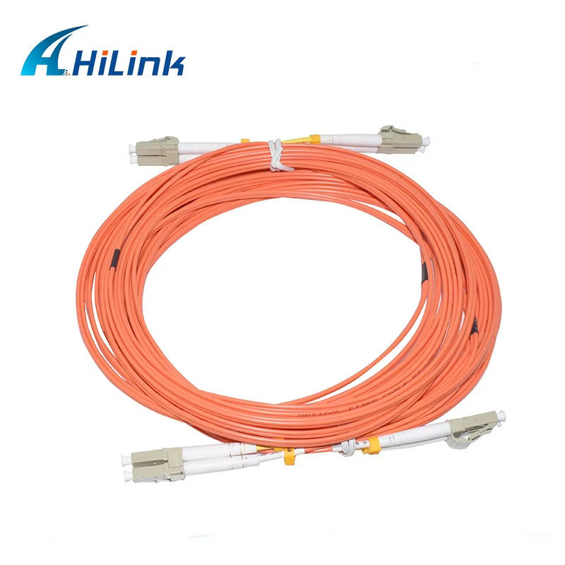 5M LC/UPC naar LC/UPC Patchkabel 2.0mm Duplex Multi-Mode OM2 Glasvezelkabel