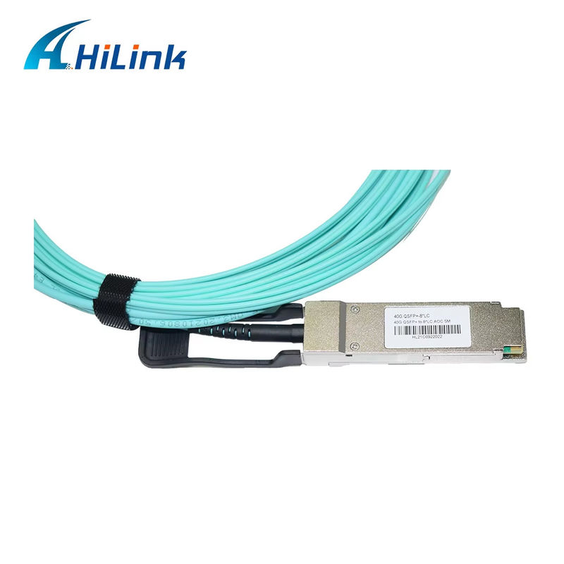 40G QSFP+ naar 8xLC AOC 3M Breakout Actieve Optische Kabel voor Zeer Korte Afstanden