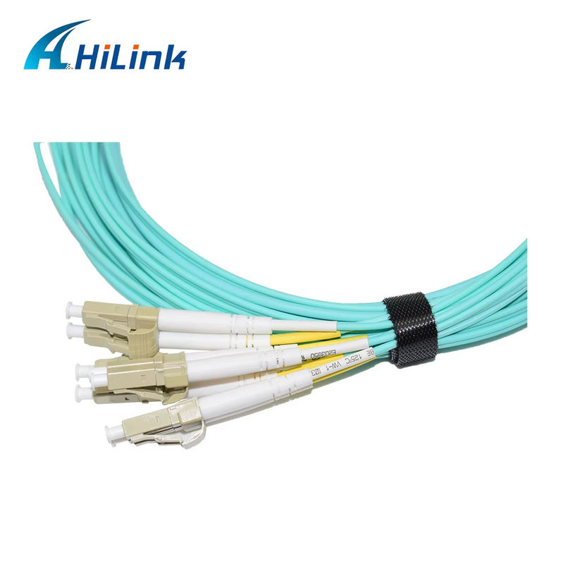 40G QSFP+ naar 8xLC AOC 3M Breakout Actieve Optische Kabel voor Zeer Korte Afstanden
