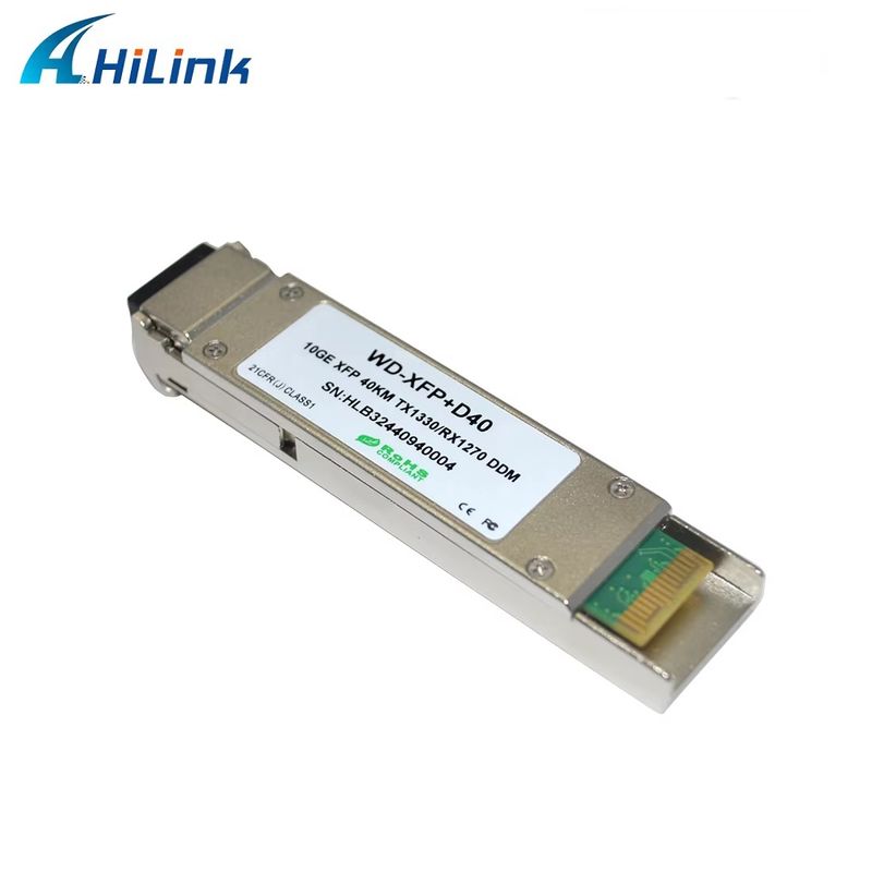 Hoogwaardige 10G Ethernet WDM BIDI ER 40KM 1270/1330 XFP-optische module Glasvezelapparatuur