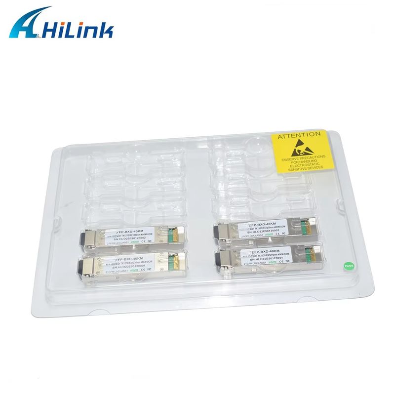 Hoogwaardige 10G Ethernet WDM BIDI ER 40KM 1270/1330 XFP-optische module Glasvezelapparatuur