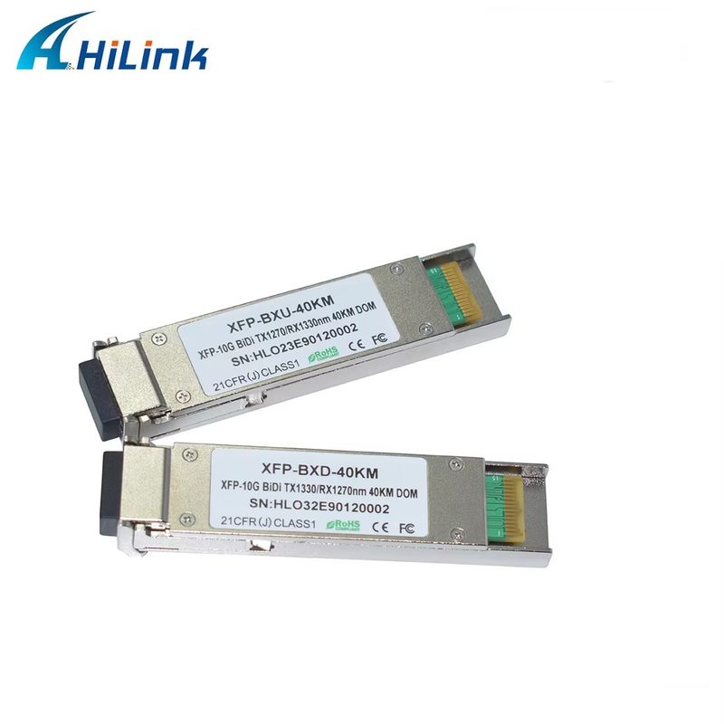 Hoogwaardige 10G Ethernet WDM BIDI ER 40KM 1270/1330 XFP-optische module Glasvezelapparatuur