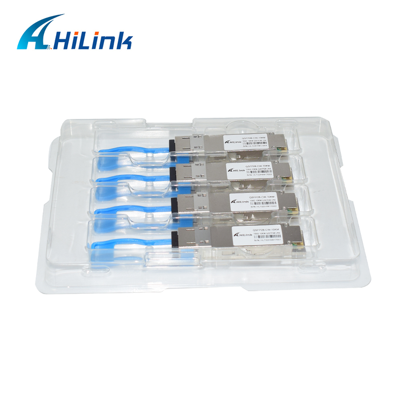 10 km Hot Pluggable 100Gb/s QSFP28 CWDM4 optische transceivermodule voor LAN WAN Ethernet Switches Router applicaties