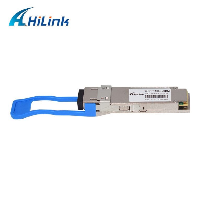 40Gb/s 20km QSFP+ optische transceiver Hot Pluggable met Duplex LC connector en DDM voor 0°C tot 70°C werking