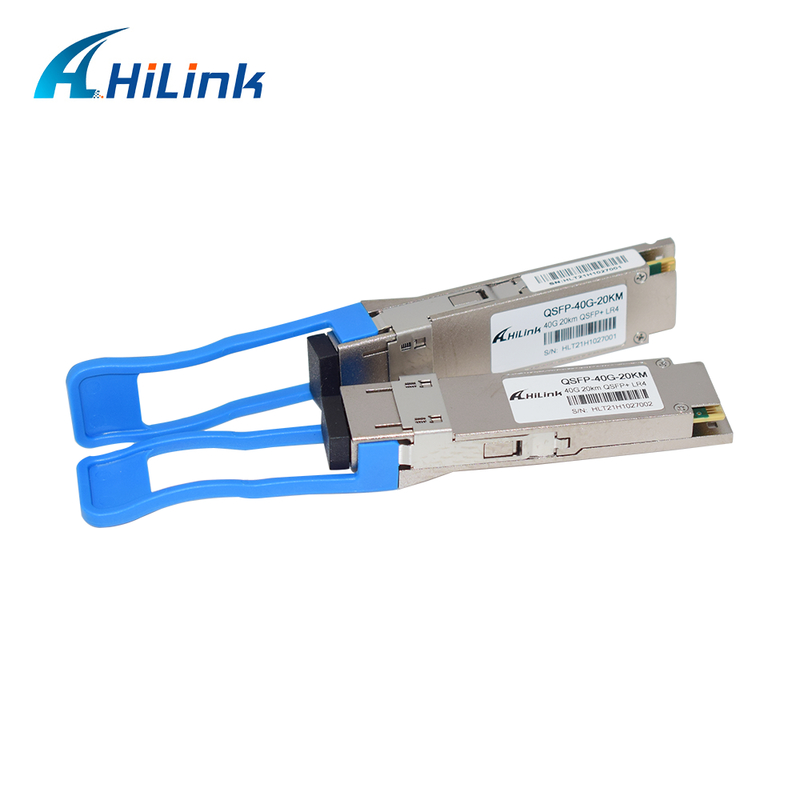 40Gb/s 20km QSFP+ optische transceiver Hot Pluggable met Duplex LC connector en DDM voor 0°C tot 70°C werking