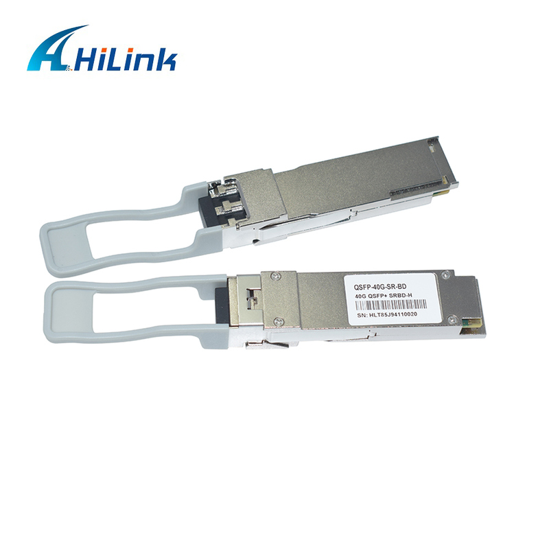 40Gb/s 100m QSFP+ Glasvezel Optische Module Bi-Di Duplex LC Hot Pluggable 850/900nm MMF