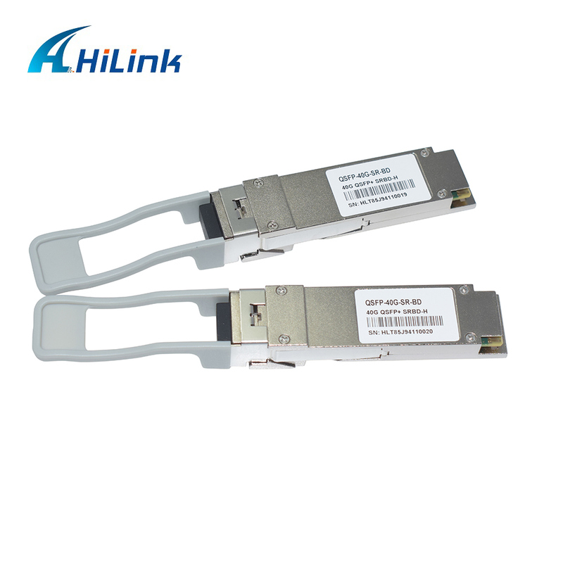 40Gb/s 100m QSFP+ Glasvezel Optische Module Bi-Di Duplex LC Hot Pluggable 850/900nm MMF