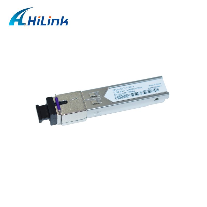 EPON OLT SFP Transceiver met PX20+ PX20++ PX20+++ voor 1,25 Gbps Datasnelheid en 20 KM Transmissie