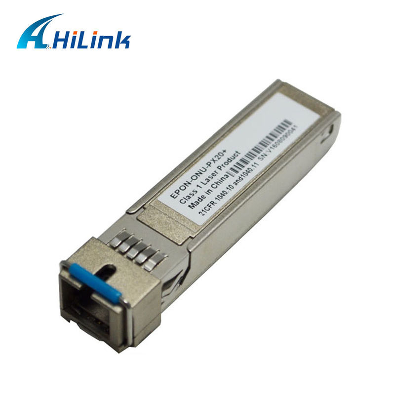 1.25G EPON ONU SFP-transceiver met SC/UPC-aansluiting voor 20KM afstand en 0℃ ~ +70℃ temperatuurbereik