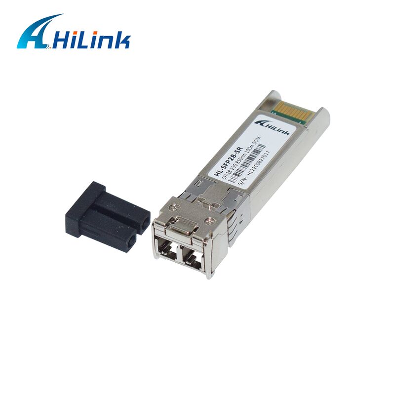 Hilink 25G SFP28 Optical Transceiver with 100M Distance 3 Years Warranty and CE RoHs Certified