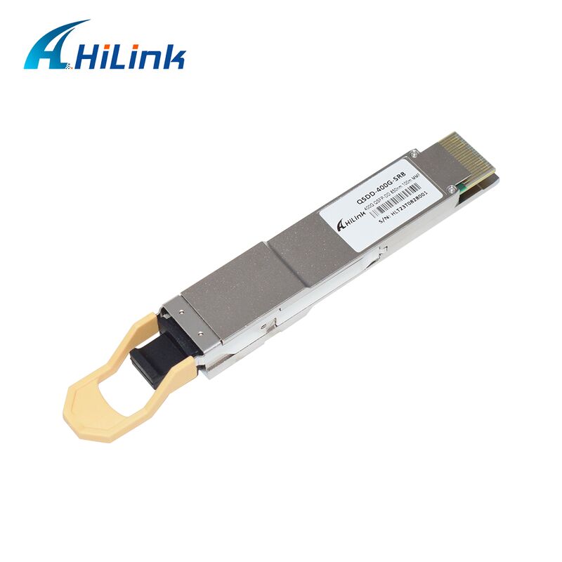 Hilink QSDD-400G-SR 400G QSFP56-DD SR8 optische transceiver met 400G gegevenssnelheid, 850nm golflengte en 100m afstand