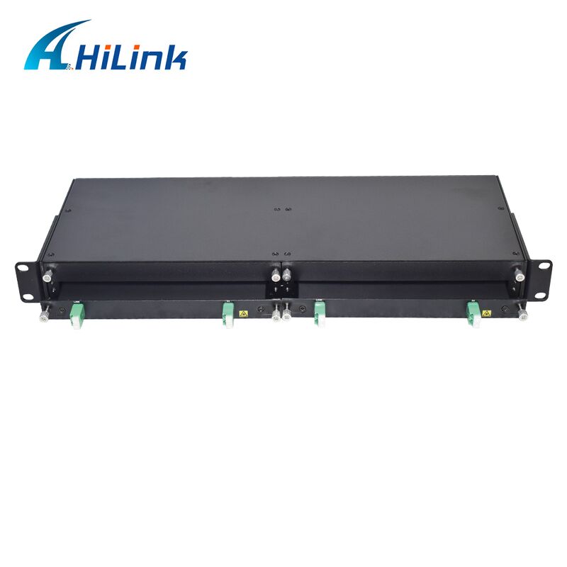 1U Rack DF-SF-CVR-LGX QSFP QSFP28 40 100G 80KM Dual Fiber naar Single Fiber Converter Adapter