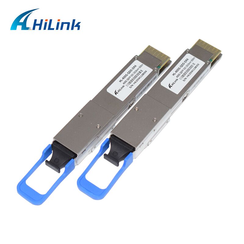 Hilink HL-400G-QDD-DR4 400Gb/s 500M QSFP-DD DR4 MPO-12 Optische transceiver compatibele module