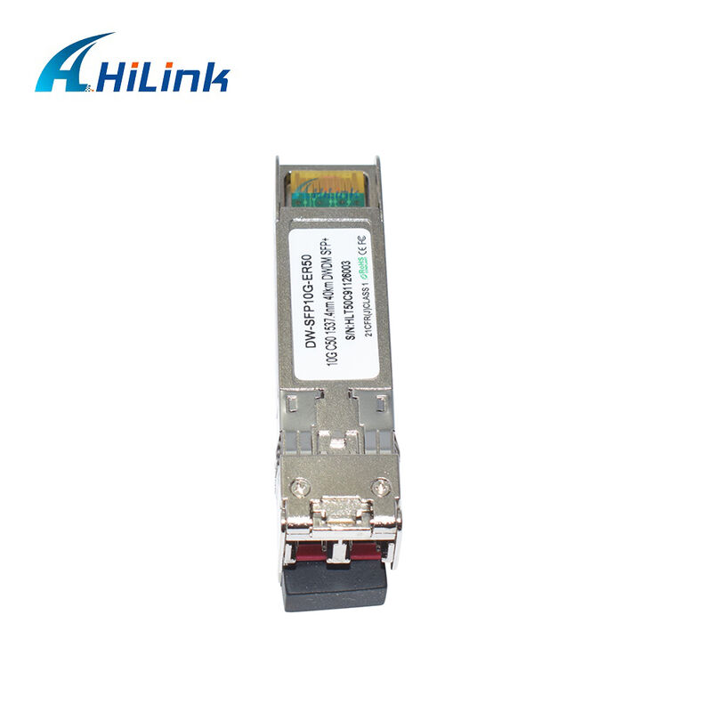 Hilink 10Gb SFP+ DWDM SFP 100GHz CH17~61 Optioneel 40km Transceiver Optische module Duplex LC Commercieel Industrieel